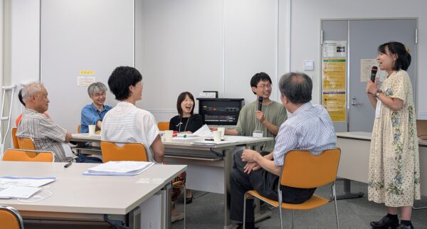 哲学対話をする人たちと、松川えりさん