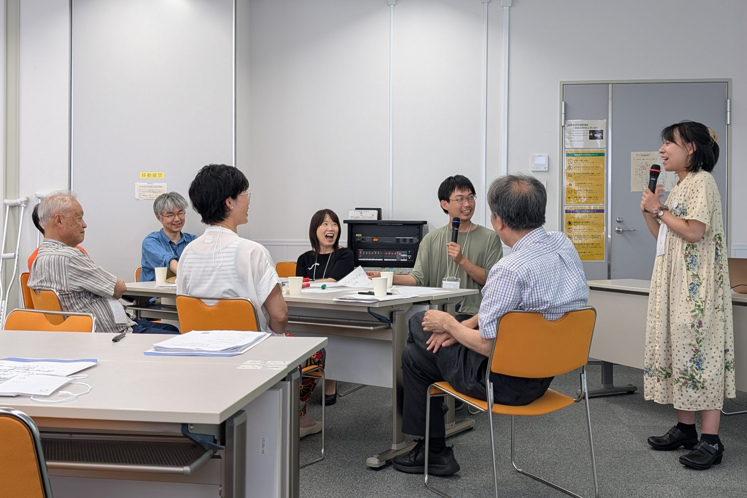 哲学対話をする人たちと、松川えりさん